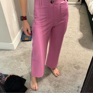 Pink Leather Maeve Collette Pants